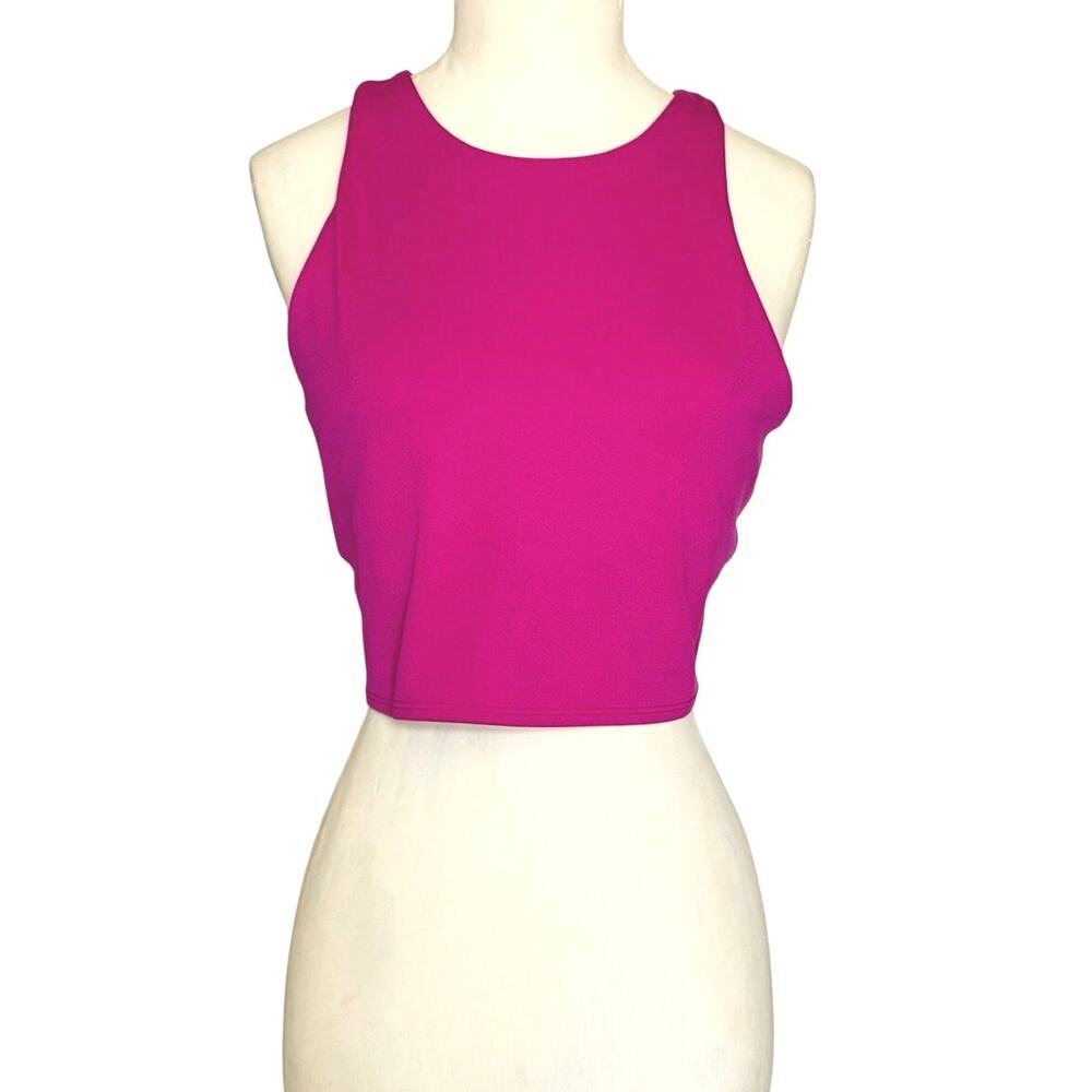 Athleta Conscious Crop A-C Bra Size M in Berry Pink Activewear